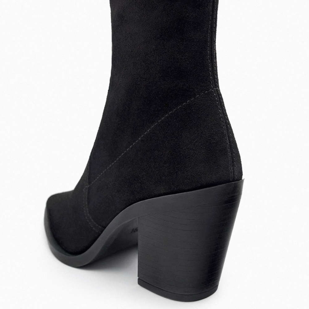 Zara Cowboy Boots - Picture 4 of 10